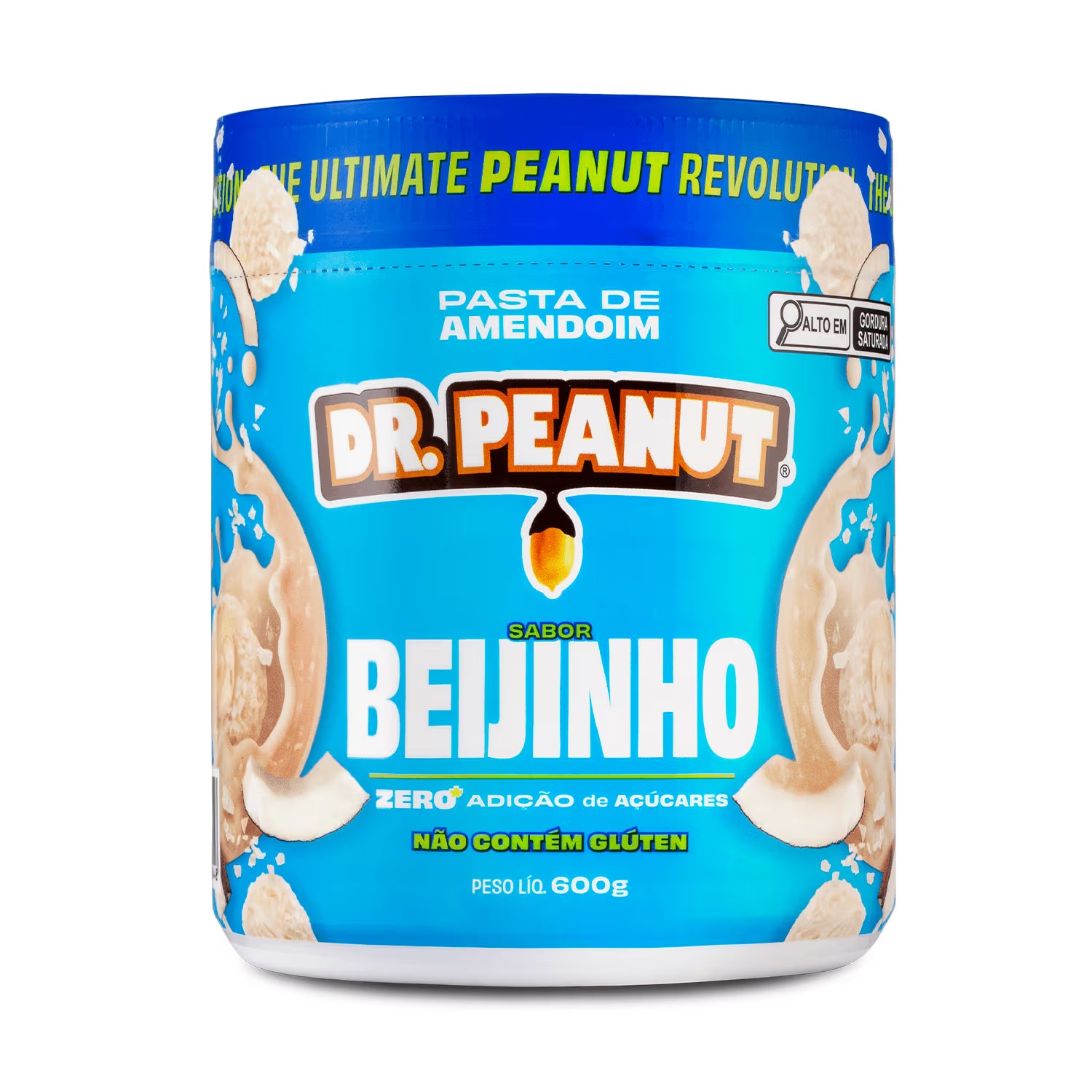 Pasta de amendoim sabor Beijinho 600g