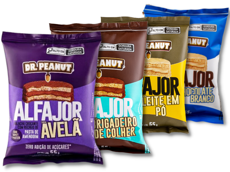 ALFAJOR 12UN 55G - Todos os sabores